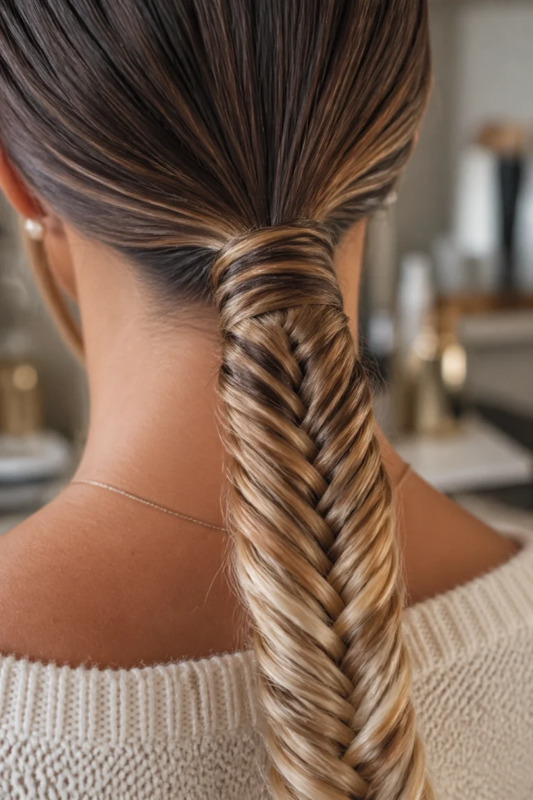 19 Ombre Braided Ponytails for Any Occasion
