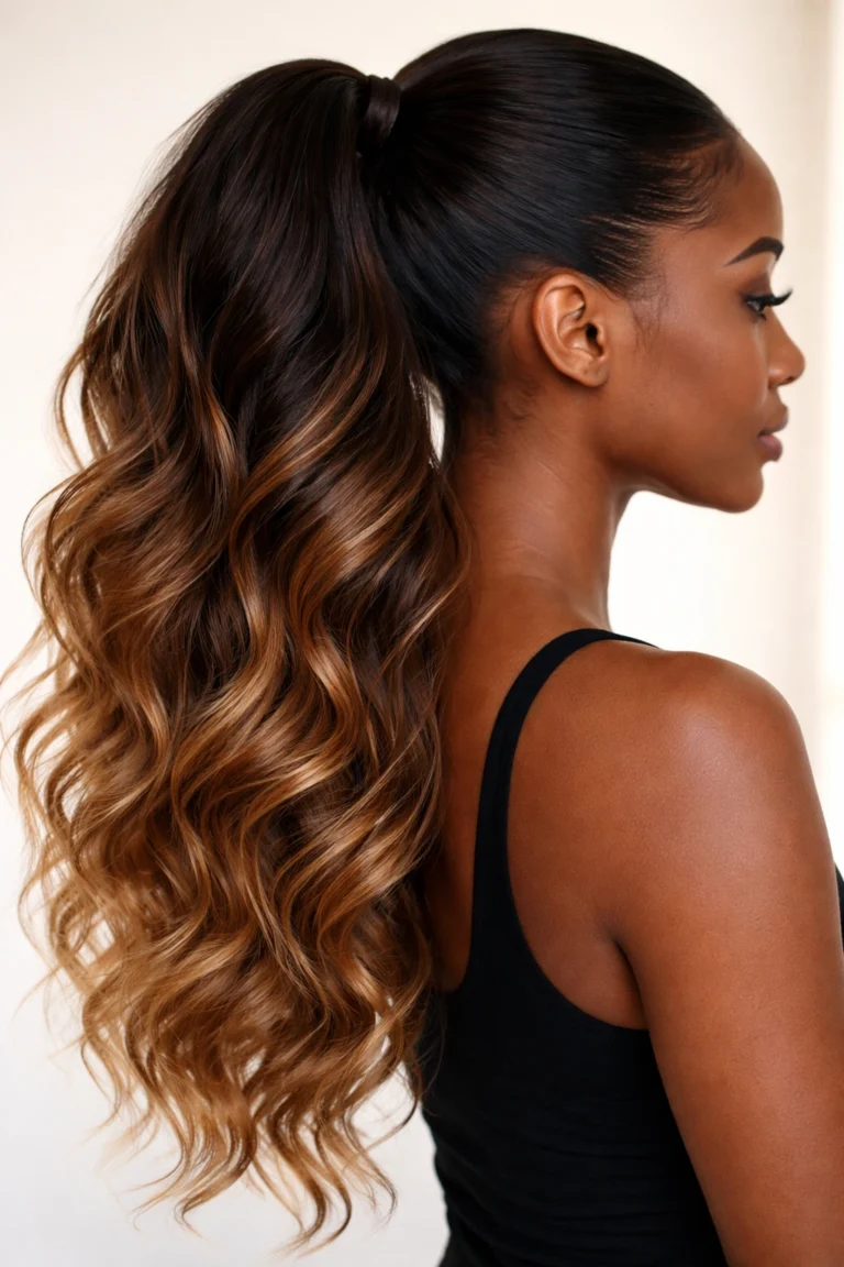 27 High Ponytails for Black Women With Wavy Hair
