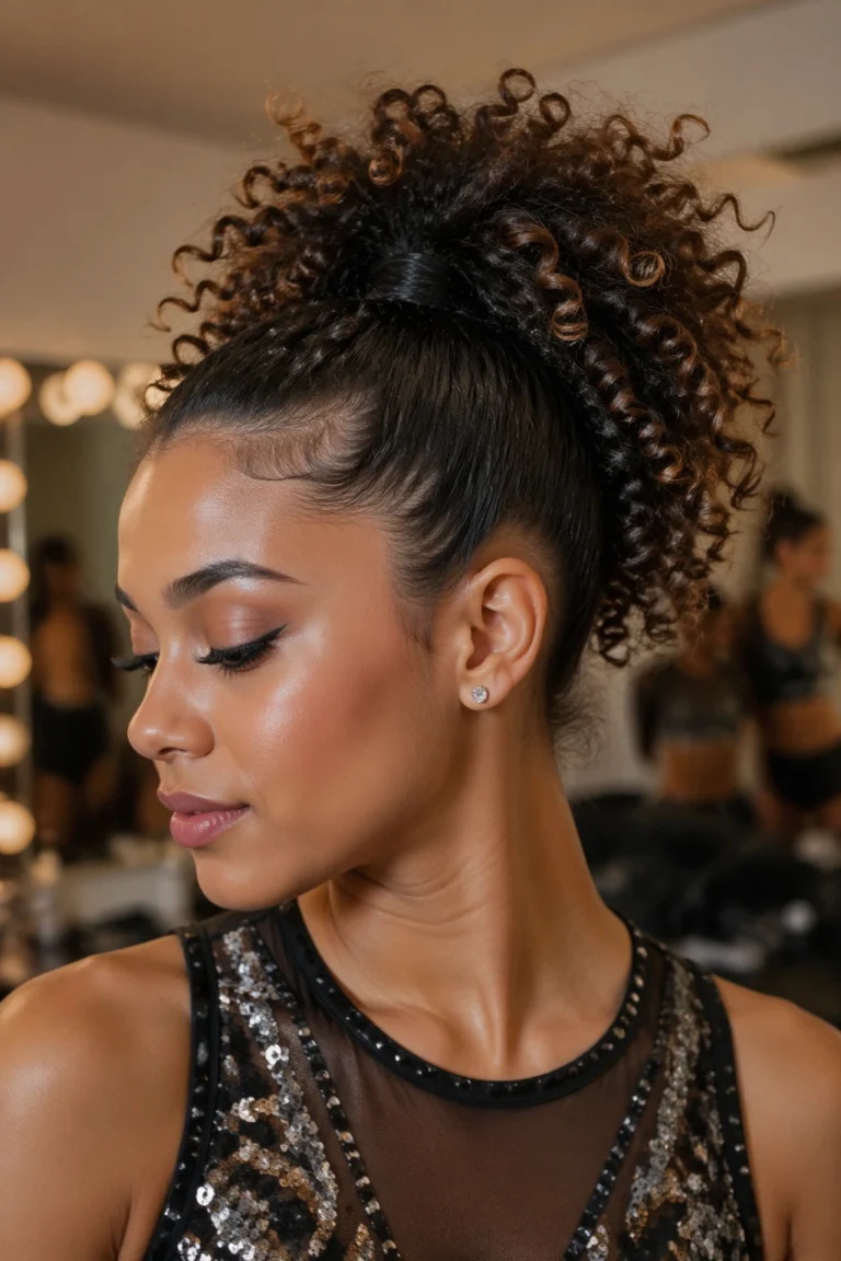12 Dance Hairstyles for Curly Hair