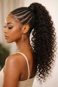 25 Braided Ponytails for Black Women With Natural Hair