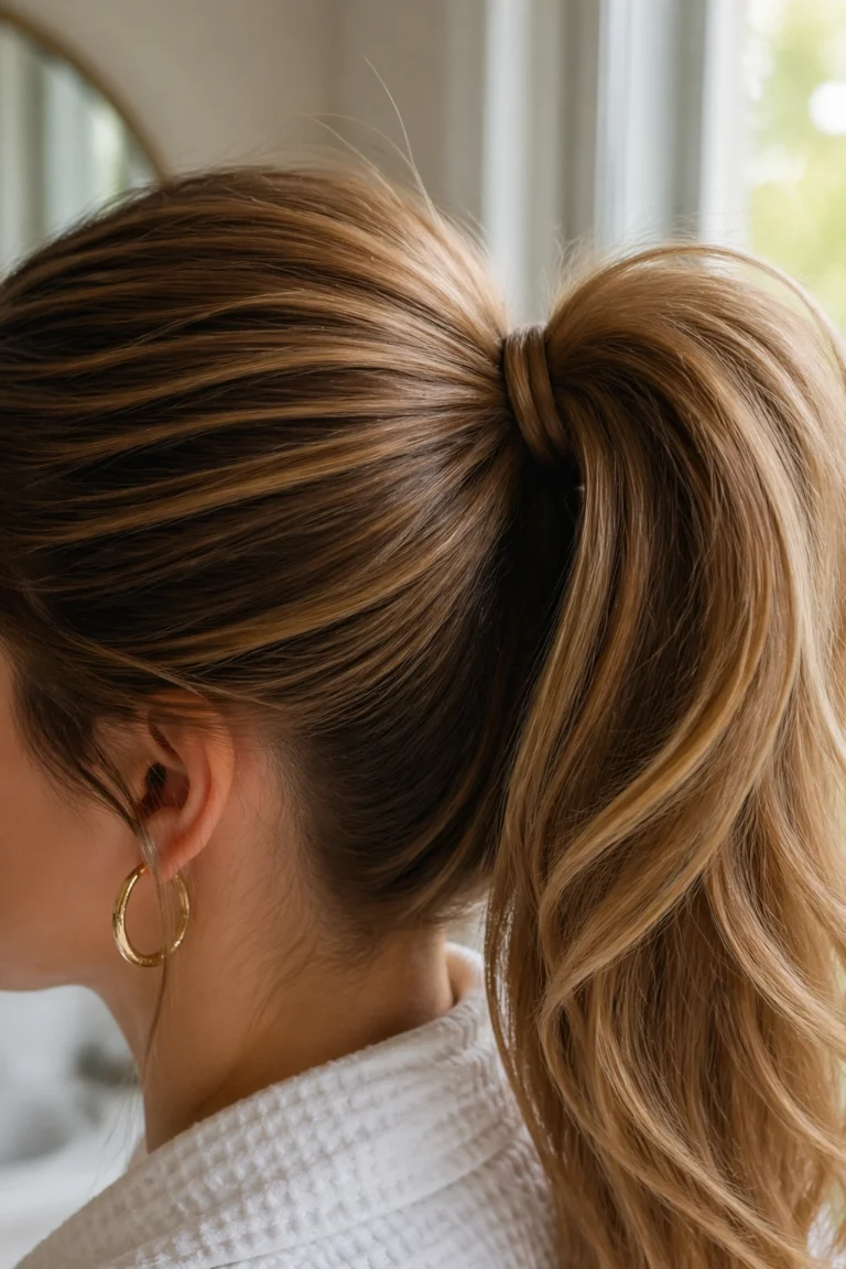 25 Loose High Ponytails for a Laid Back Look