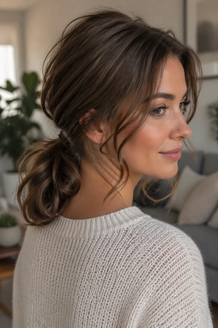 33 Messy Updo Ponytails That Still Look Put Together