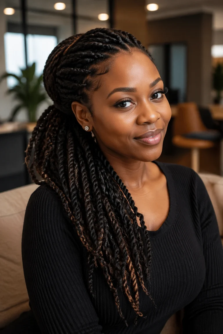 25 Twist Ponytails for Black Women