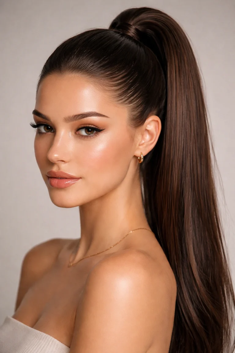 27 Updo Ponytails for Medium Hair
