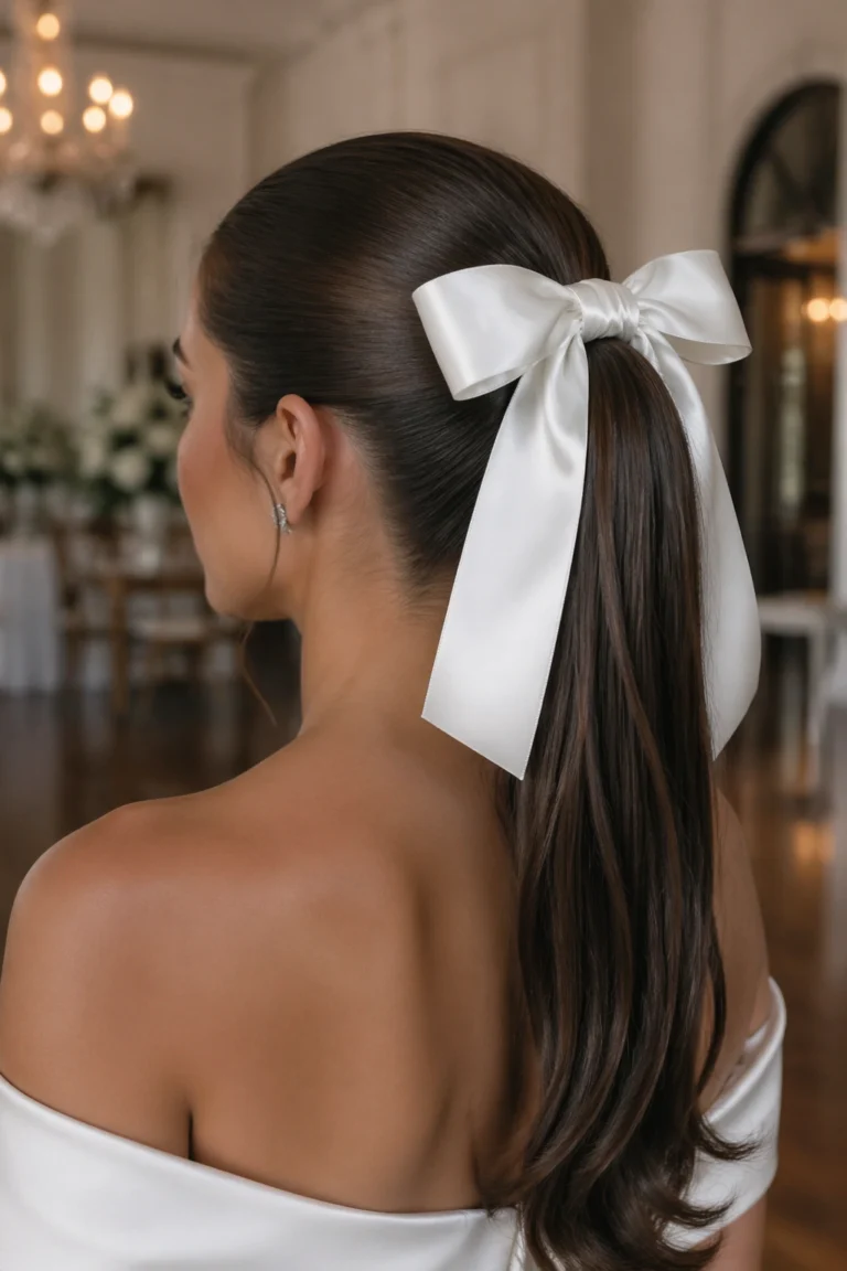 30 Wedding Ponytails for Long Hair