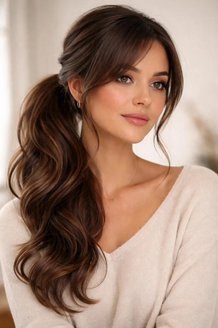 25 Side Ponytails for Long Hair