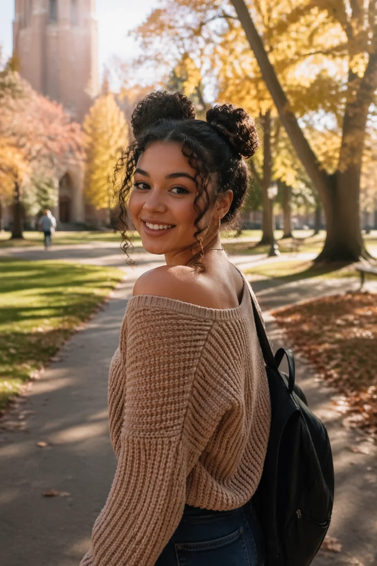 15 Senior Picture Hairstyles for Curly Hair