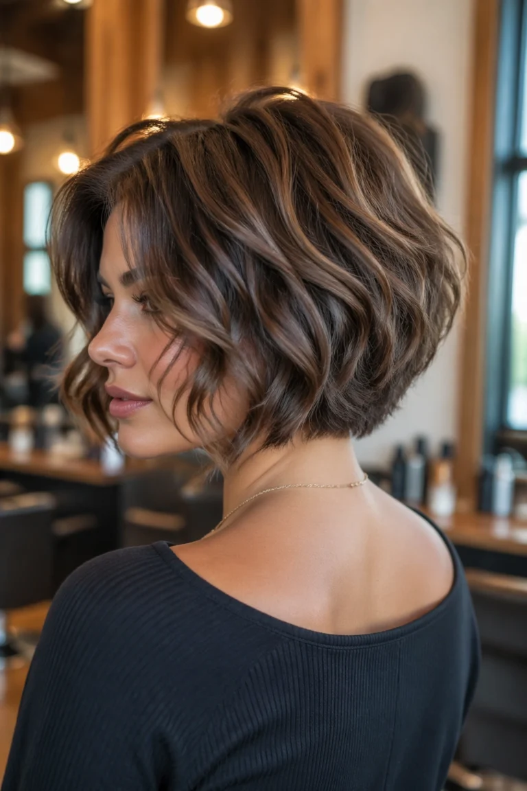 25 Messy Short Bobs for Thick Wavy Hair