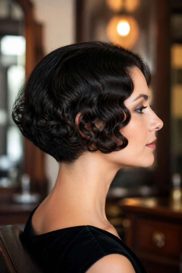 12 1920s Glam Hairstyles for Curly Hair