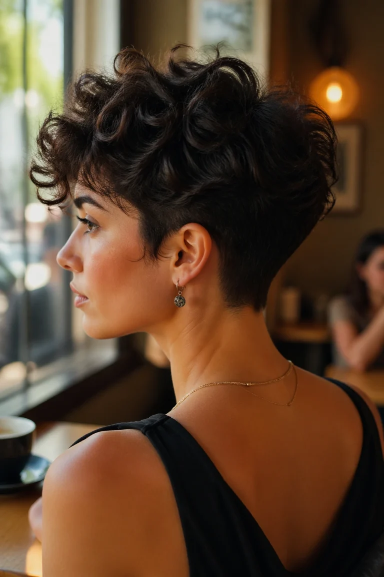 12 Curly Pixie Undercut Hairstyles