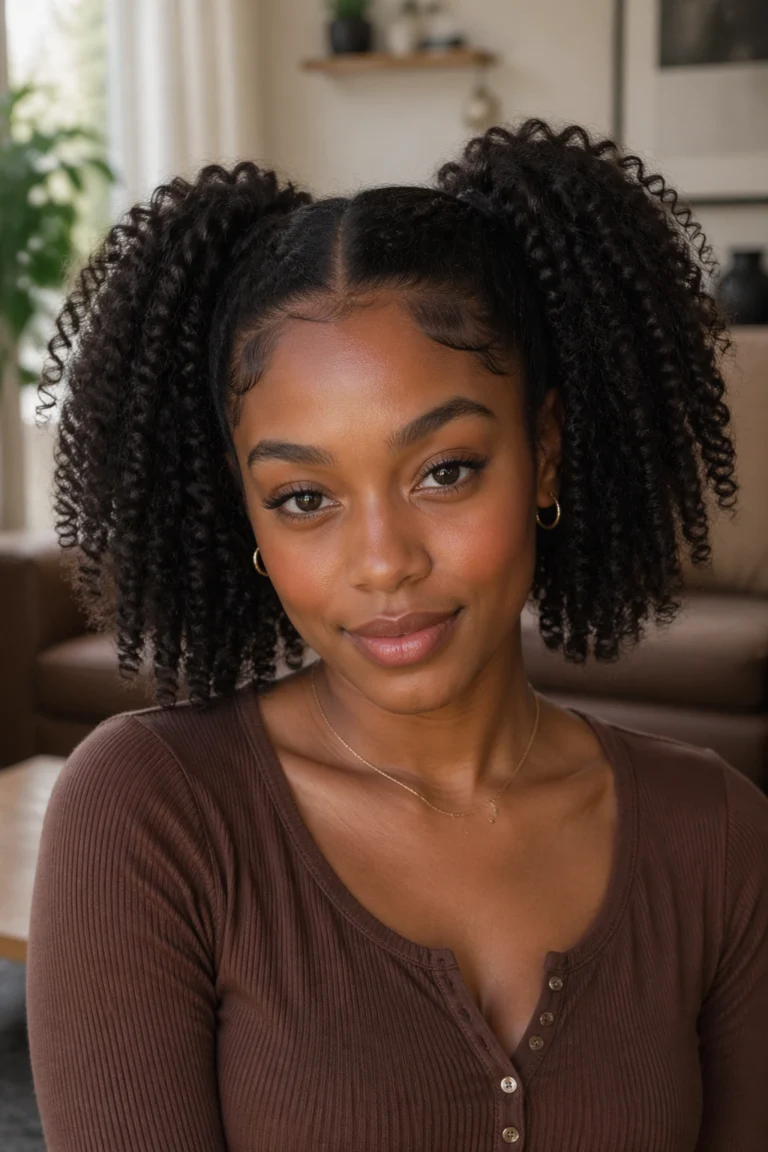 27 Ponytails for 3C Hair