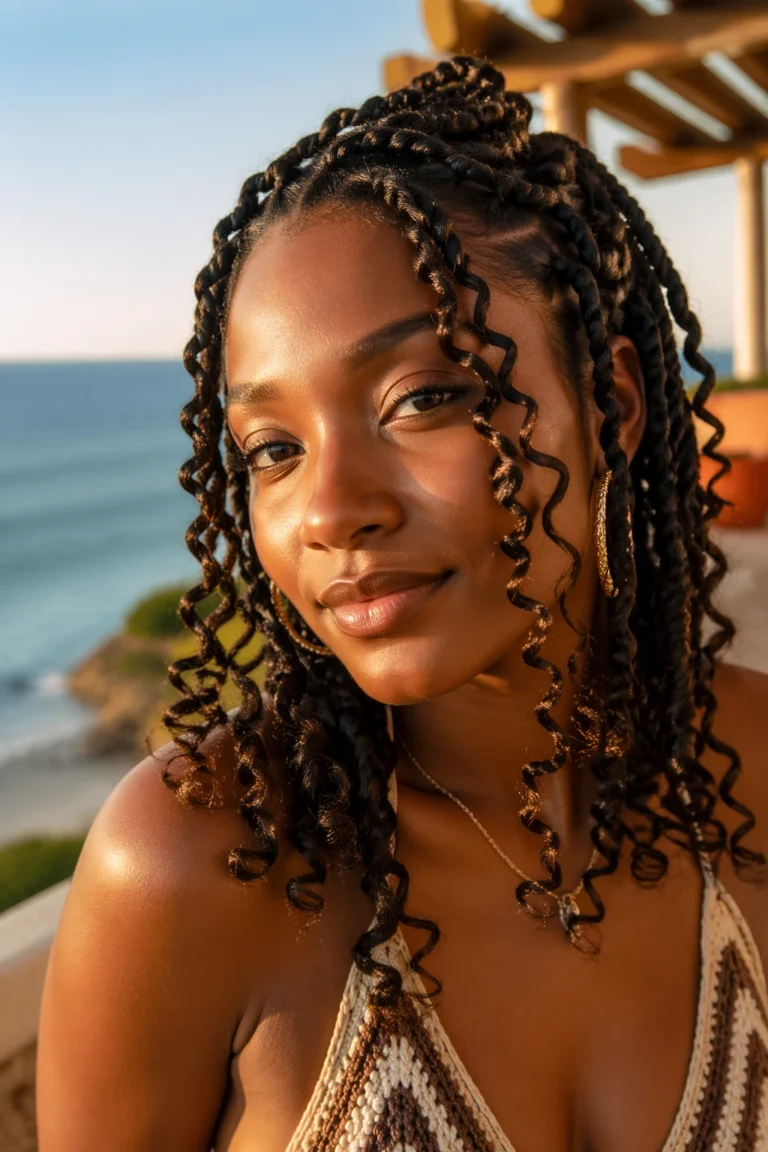 22 Twist Styles With Curls for Natural Hair