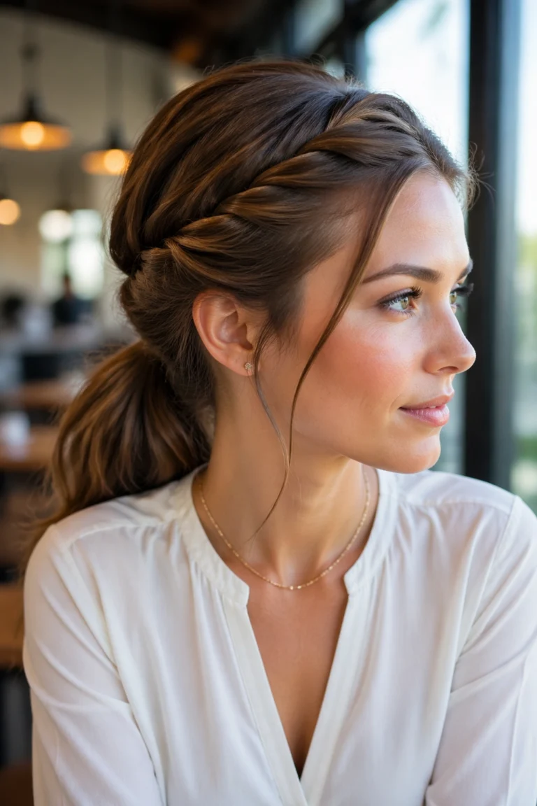 30 Cute Ponytails for Straight Hair