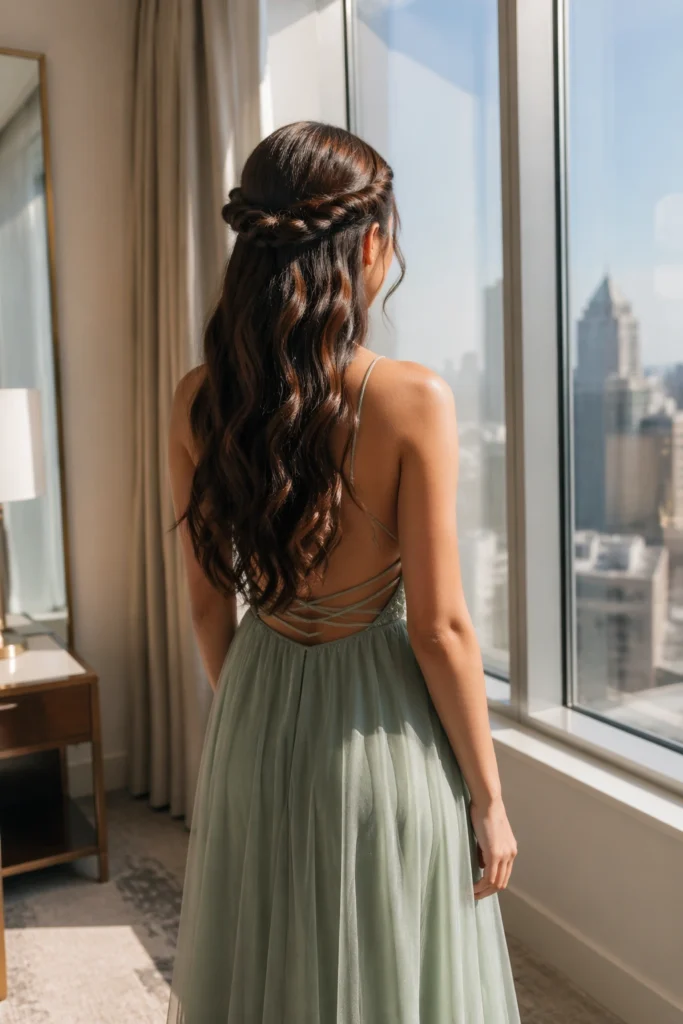 20 Half Up Half Down Looks for Prom Thick Long Hair