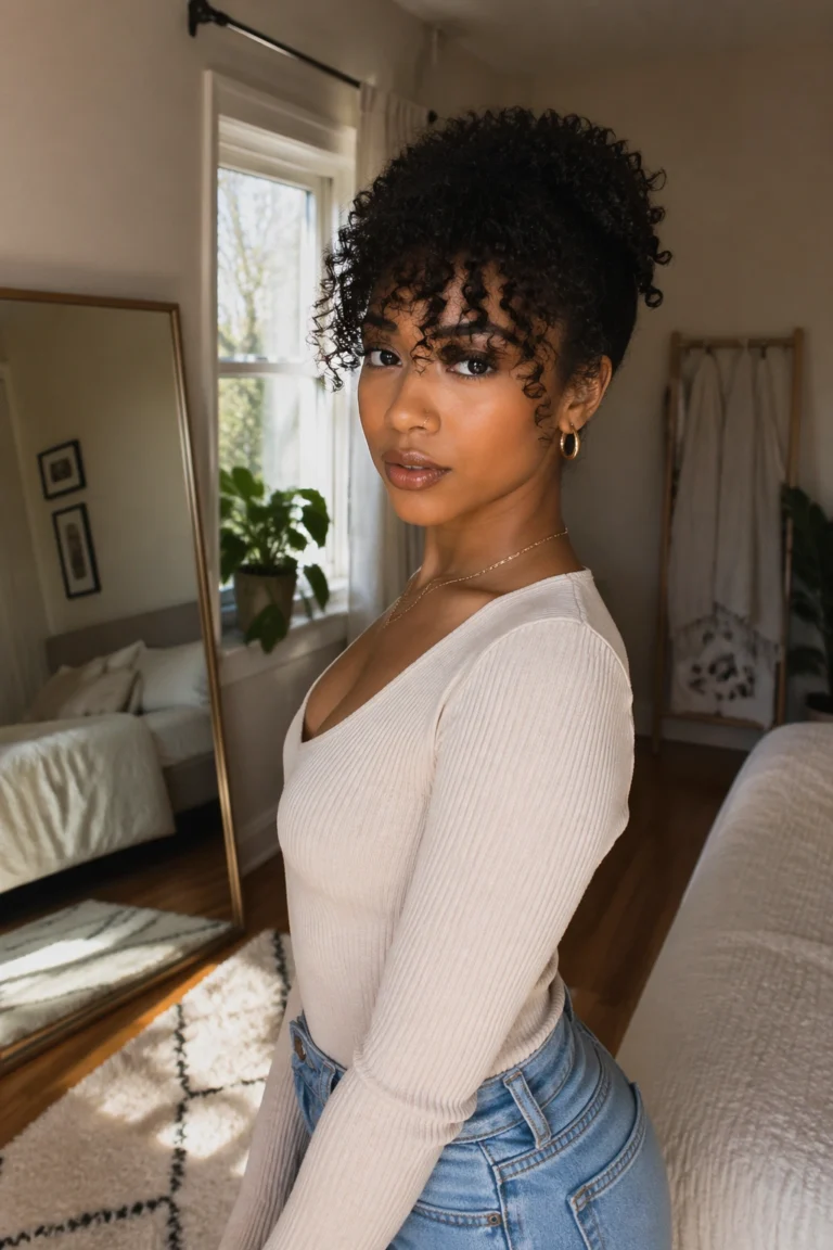 15 Curly Bang Styles for Black Women