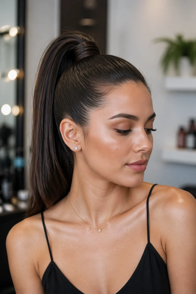 25 Elegant Ponytails for Medium Hair