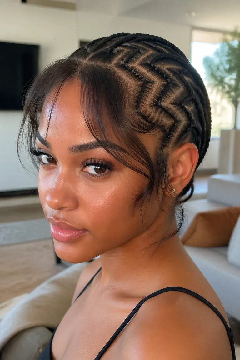 22 Zig Zag Cornrow Styles